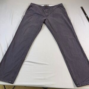 Rodd & Gunn Mens Charcoal Grey Textured Italian Fabric Chino Pants 38L